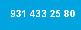 931 433 25 80 931 433 25 80